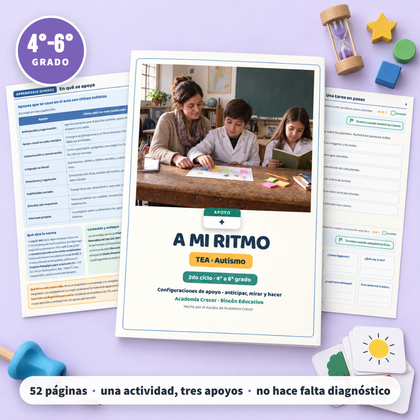 A Mi Ritmo · TEA · 4° a 6° grado | Aprendizaje diverso