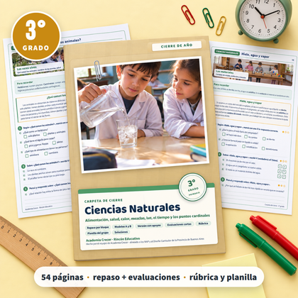Carpeta de cierre · Ciencias Naturales · 3° grado | Ciencias Naturales