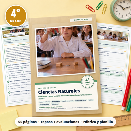 Carpeta de cierre · Ciencias Naturales · 4° grado | Ciencias Naturales