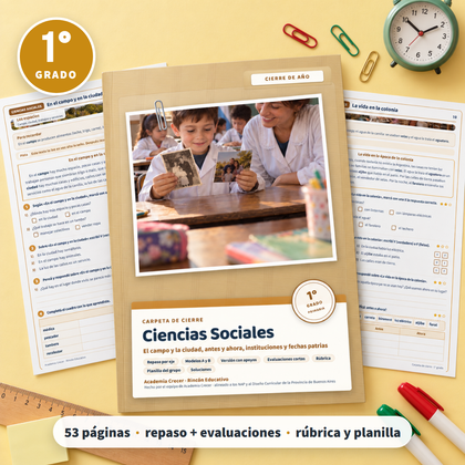 Carpeta de cierre · Ciencias Sociales · 1° grado | Ciencias Sociales
