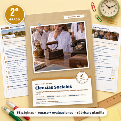Carpeta de cierre · Ciencias Sociales · 2° grado | Ciencias Sociales