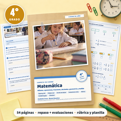 Carpeta de cierre · Matemática · 4° grado | Matemática