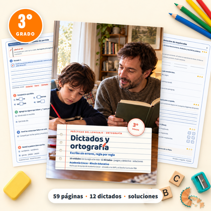 Dictados y ortografía · 3° grado | Prácticas del Lenguaje