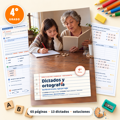 Dictados y ortografía · 4° grado | Prácticas del Lenguaje