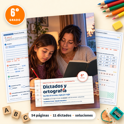 Dictados y ortografía · 6° grado | Prácticas del Lenguaje