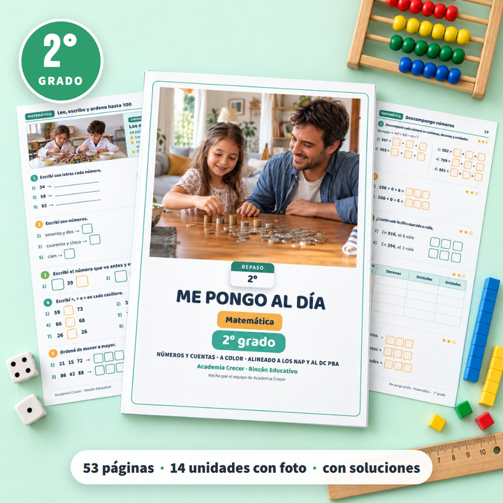 Me pongo al día · 2° grado | Matemática · portada