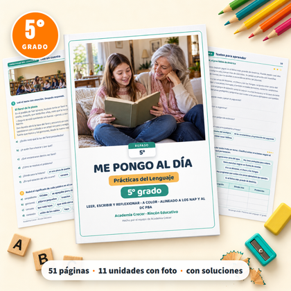 Me pongo al día · 5° grado | Prácticas del Lenguaje