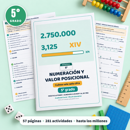 Numeración y valor posicional · 5° grado | Matemática