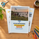Efemérides 20 de Noviembre · 3° grado | Ciencias Sociales · páginas del cuadernillo