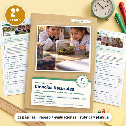 Carpeta de cierre · Ciencias Naturales · 2° grado | Ciencias Naturales