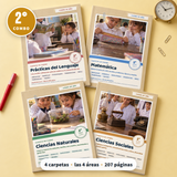 Las 4 carpetas de cierre · 2° grado | Combo Docentes · portada