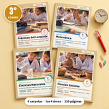 Las 4 carpetas de cierre · 3° grado | Combo Docentes · portada