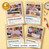 Las 4 carpetas de cierre · 4° grado | Combo Docentes · portada