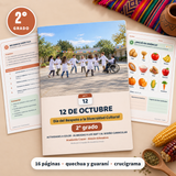 Efemérides 12 de Octubre · 2° grado | Ciencias Sociales · portada