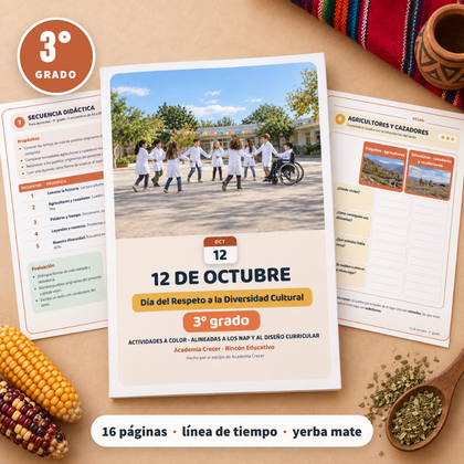 Efemérides 12 de Octubre · 3° grado | Ciencias Sociales