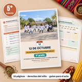 Efemérides 12 de Octubre · 5° grado | Ciencias Sociales · portada