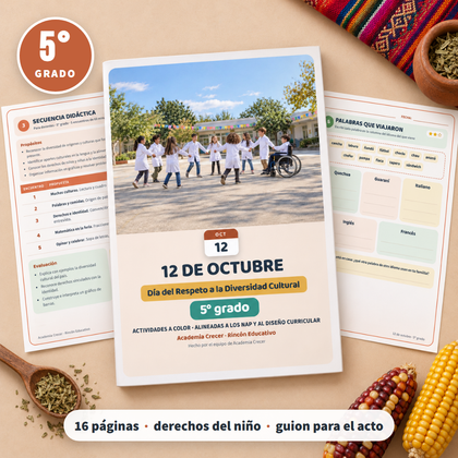 Efemérides 12 de Octubre · 5° grado | Ciencias Sociales