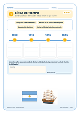 Efemérides 20 de Noviembre · 3° grado | Ciencias Sociales · muestra 1