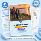 Efemérides 20 de Noviembre · 4° grado | Ciencias Sociales · portada