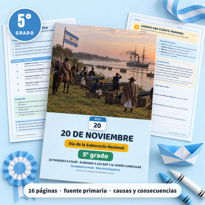 Efemérides 20 de Noviembre · 5° grado | Ciencias Sociales