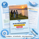 Efemérides 20 de Noviembre · 6° grado | Ciencias Sociales · portada