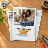 Me pongo al día · 1° grado | Prácticas del Lenguaje · páginas del cuadernillo