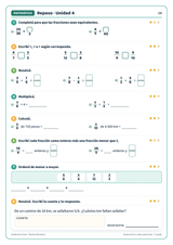 Página de muestra de Numeración y valor posicional · 6° grado | Matemática (p. 29)