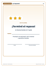 Repaso de fin de año · 3° grado | Ciencias Sociales · muestra 3