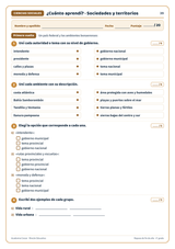 Repaso de fin de año · 4° grado | Ciencias Sociales · muestra 2