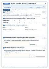 Repaso de fin de año · 4° grado | Matemática · muestra 2