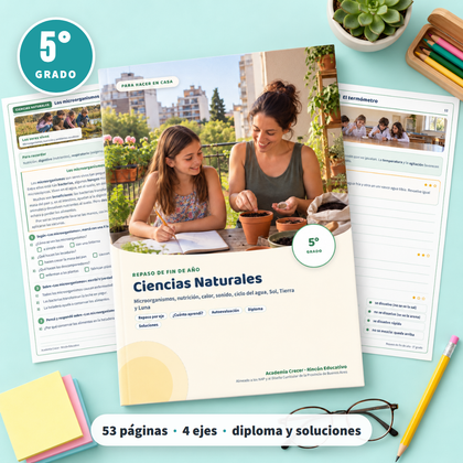 Repaso de fin de año · 5° grado | Ciencias Naturales
