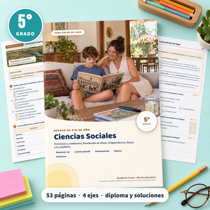 Repaso de fin de año · 5° grado | Ciencias Sociales