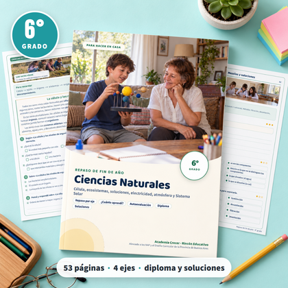 Repaso de fin de año · 6° grado | Ciencias Naturales
