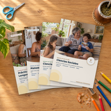 Repaso de las 4 áreas · 1° grado | Combo Familias · páginas del cuadernillo