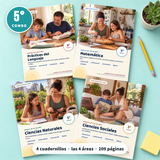 Repaso de las 4 áreas · 5° grado | Combo Familias · portada